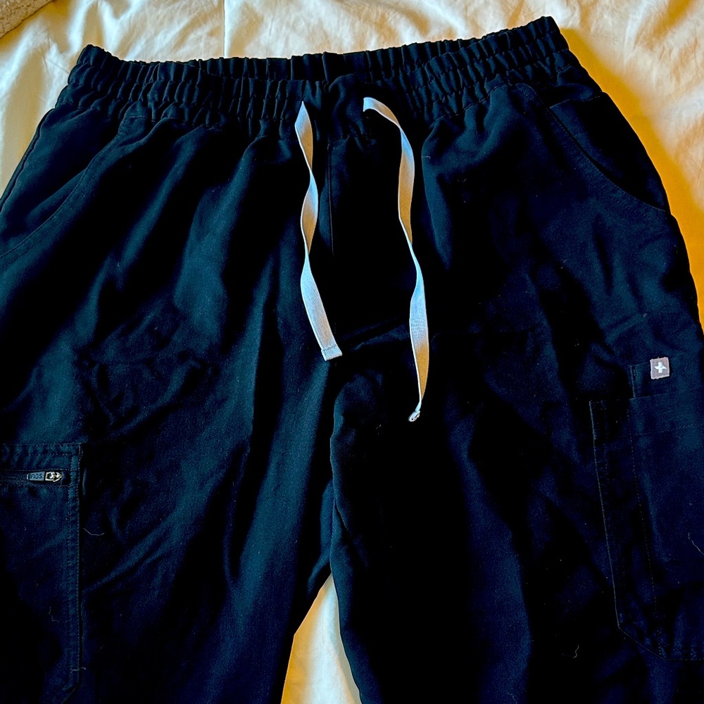 Figs Technical Collection Black Dowa flared pants